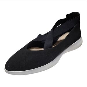 Taryn Rose Danielle Crisscross Slip-On Flats